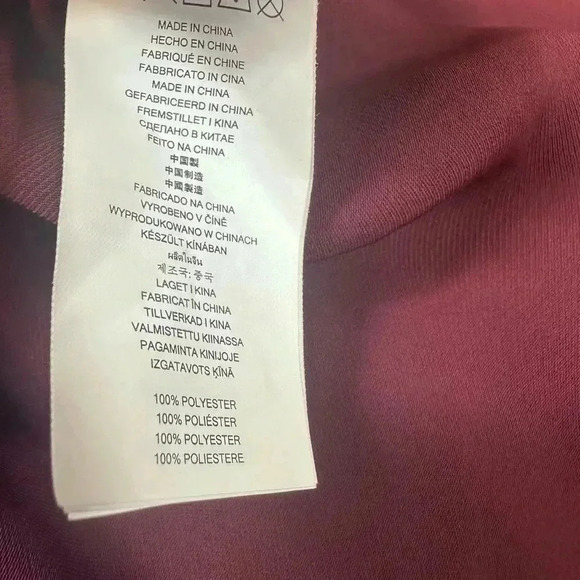 🔥 Host Pick 🔥Michael Kors burgundy top with gold grommets size 14 - Picture 10 of 11